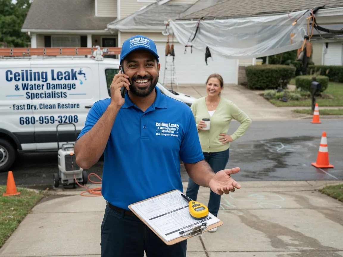 Ceiling Leak Cleanup Dover, TN FAQs